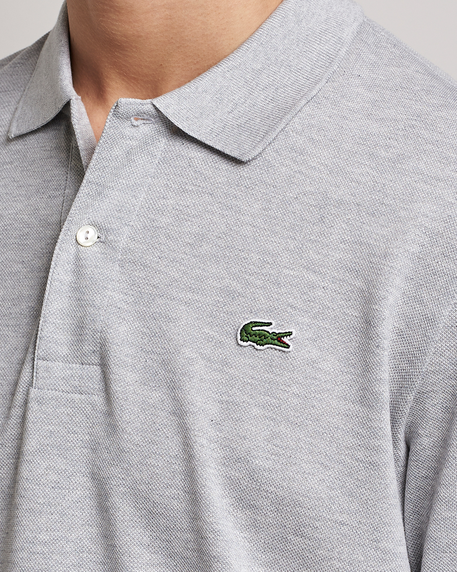 Lacoste Long Original Polo Grey - CareOfCarl.dk