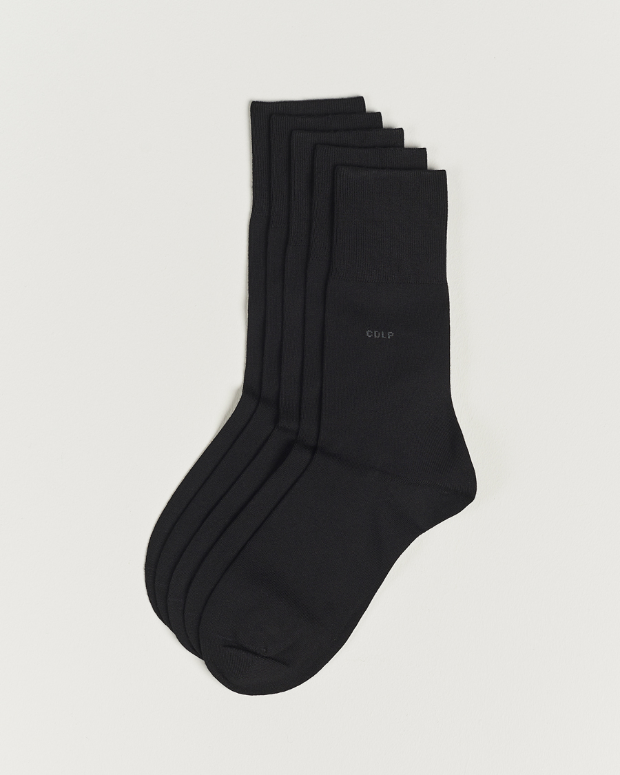 Herre | Strømper | CDLP | 5-Pack Bamboo Socks Black