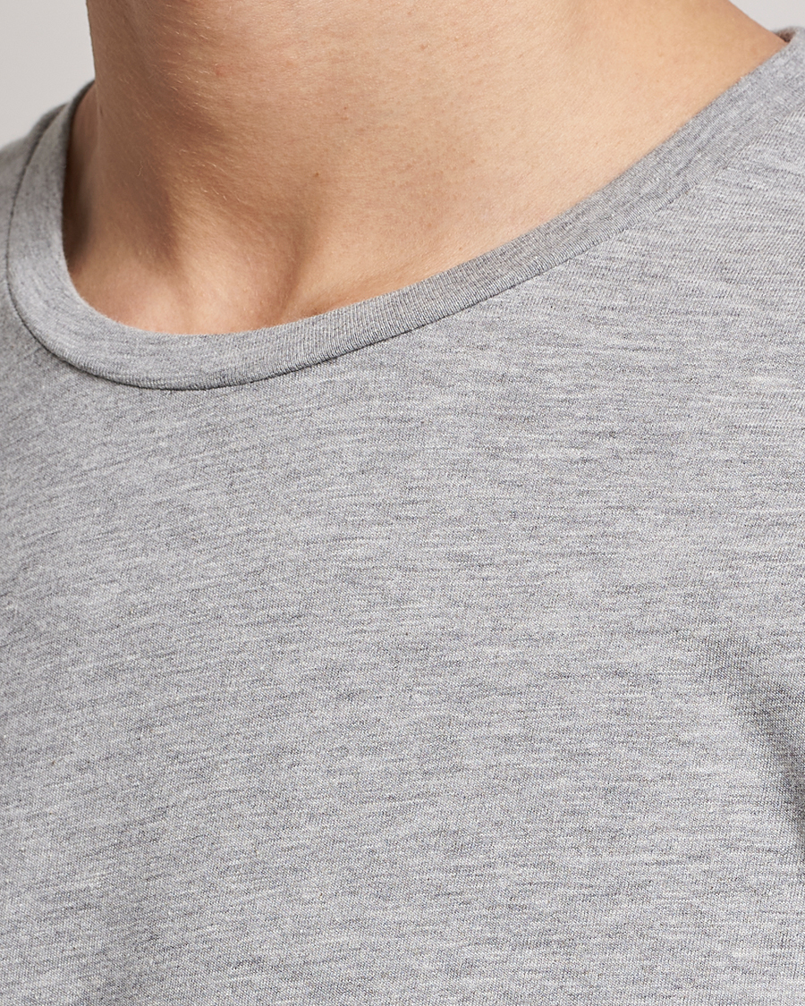Herre | T-Shirts | Samsøe Samsøe | Kronos Crew Neck Tee Light Grey Melange