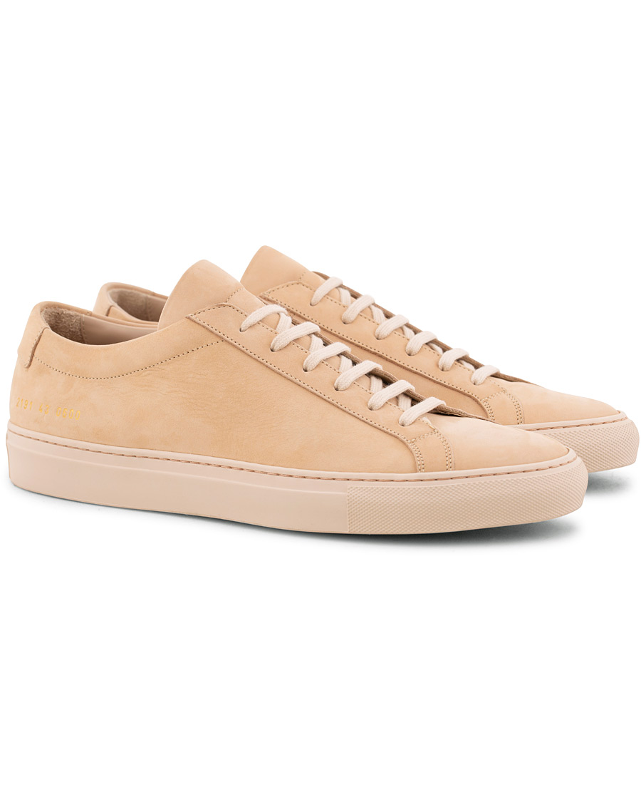 Herre | Common Projects Original Achilles Sneaker Light Pink Nubuck | Common Projects | Original Achilles Sneaker Light Pink Nubuck