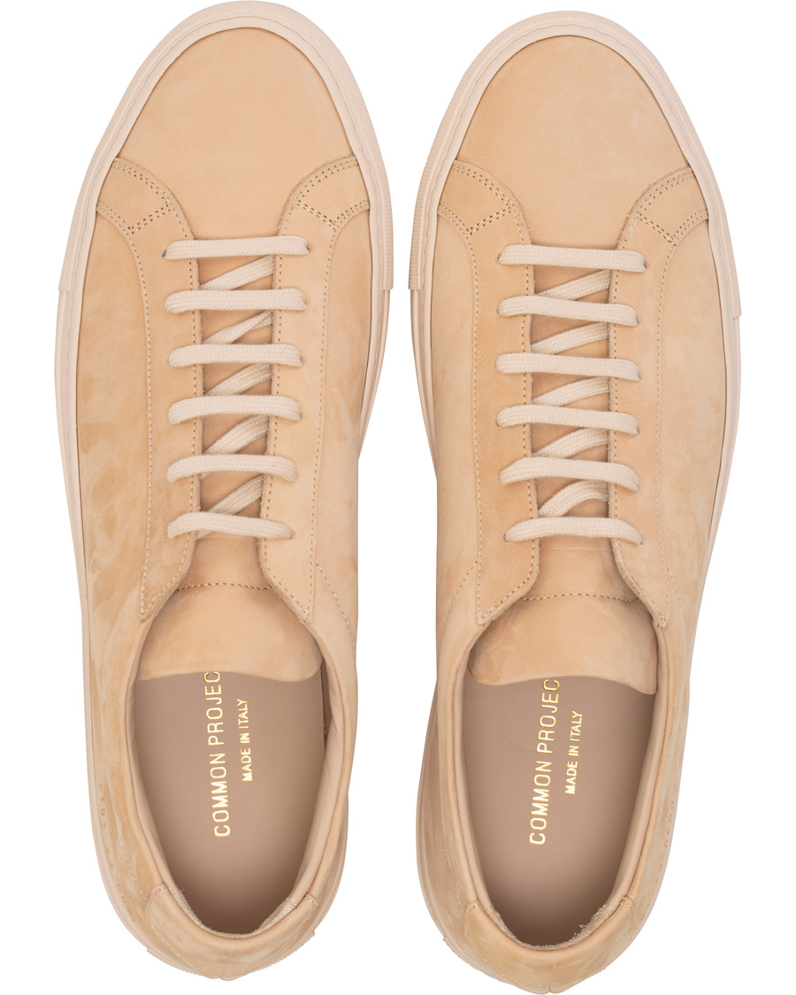 Herre | Common Projects Original Achilles Sneaker Light Pink Nubuck | Common Projects | Original Achilles Sneaker Light Pink Nubuck