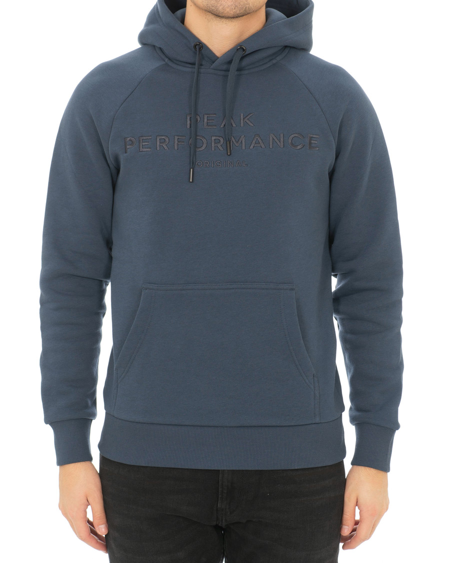 Herre | Trøjer | Peak Performance | Original Hoodie Blue Steel