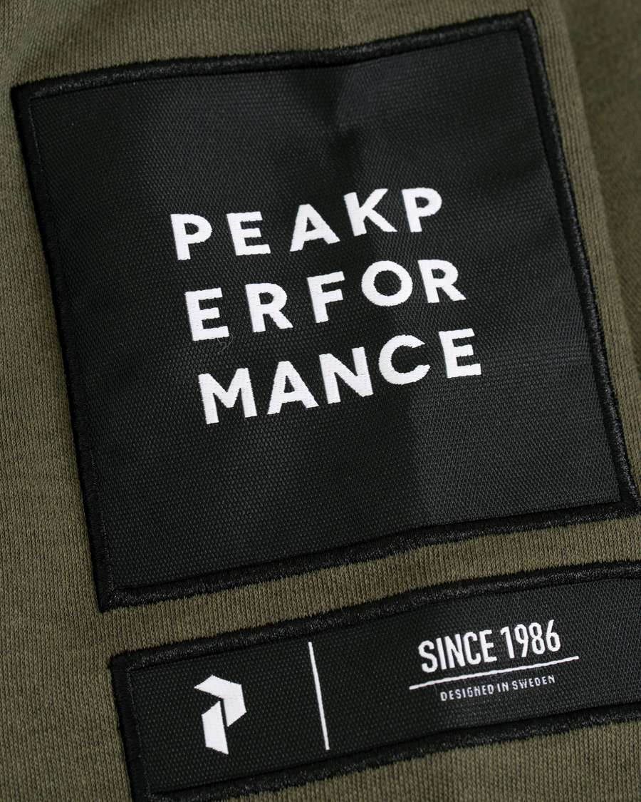 Herre | Trøjer | Peak Performance | Tech Full Zip Hoodie Terrain Green