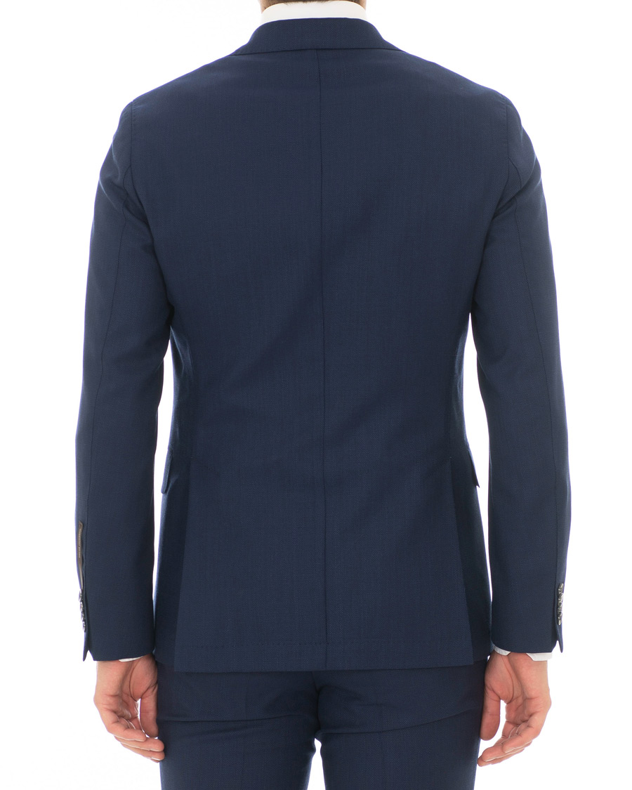 Herre | Blazere & jakker | Oscar Jacobson | Egel Wool Structure Blazer Navy