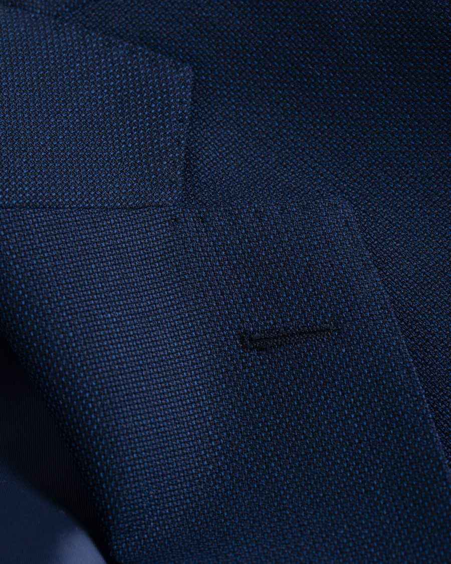 Herre | Blazere & jakker | Oscar Jacobson | Egel Wool Structure Blazer Navy