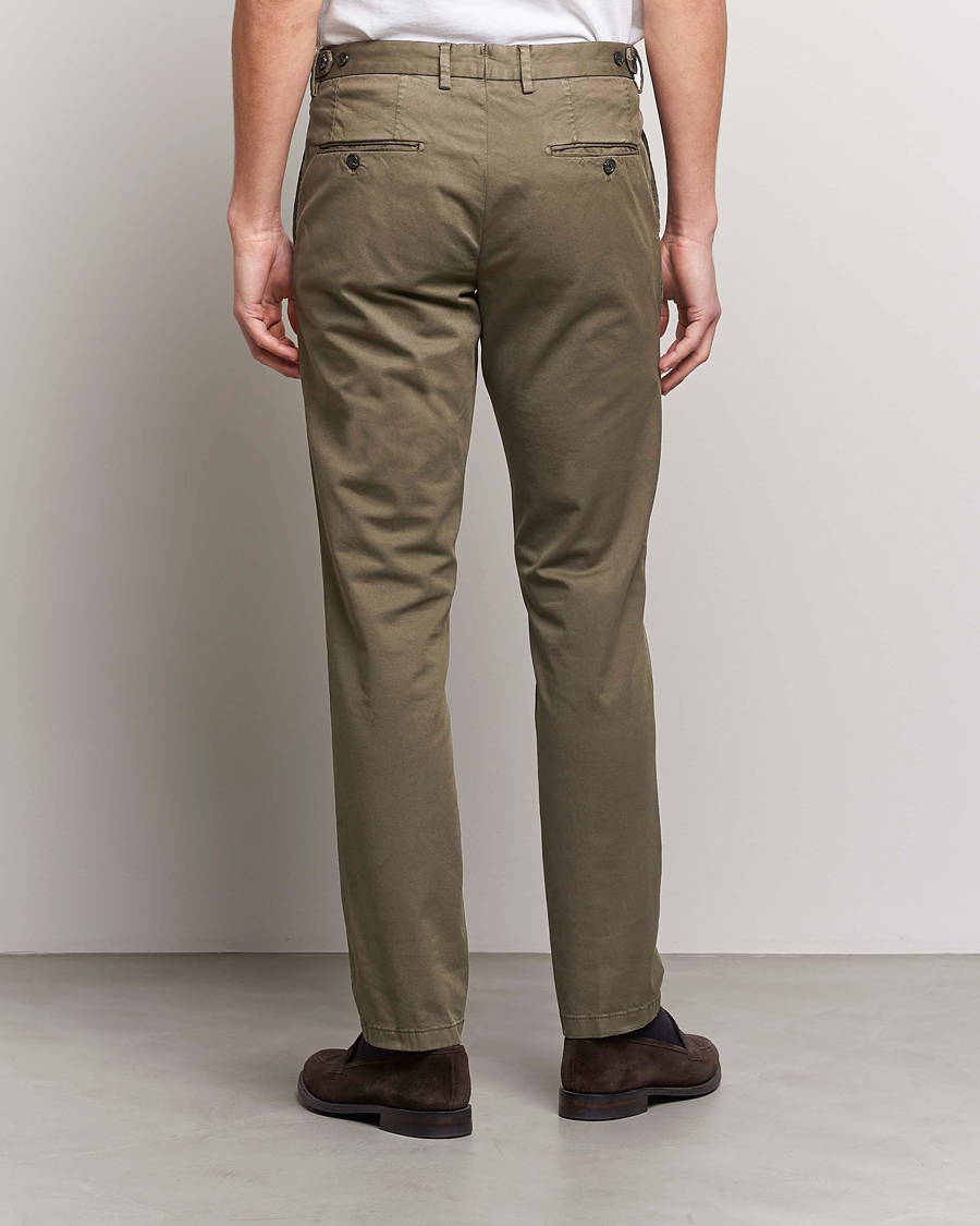 Herre | Bukser | Oscar Jacobson | Danwick Side Adjusters Chino Olive