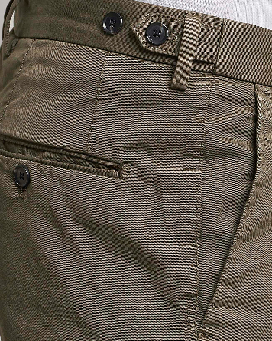 Herre | Bukser | Oscar Jacobson | Danwick Side Adjusters Chino Olive