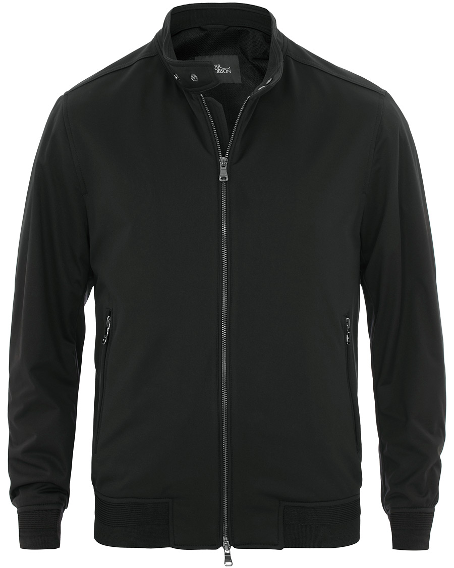 Herre | Jakker | Oscar Jacobson | Harrys Harrington Jacket Black