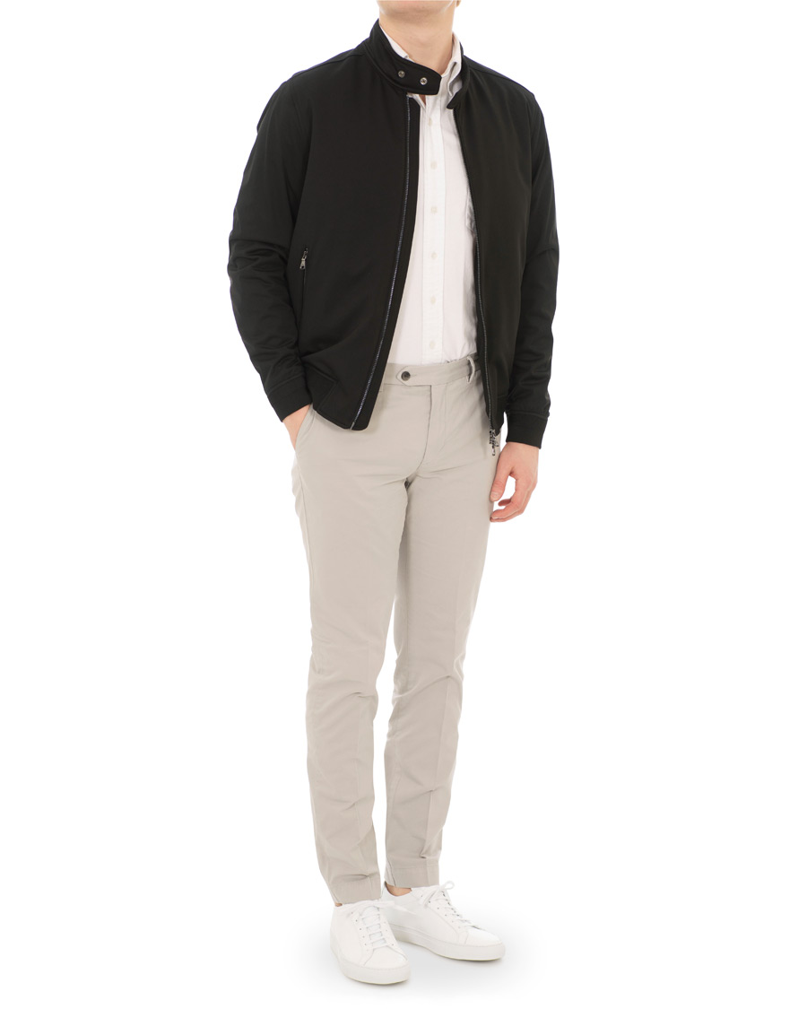 Herre | Jakker | Oscar Jacobson | Harrys Harrington Jacket Black
