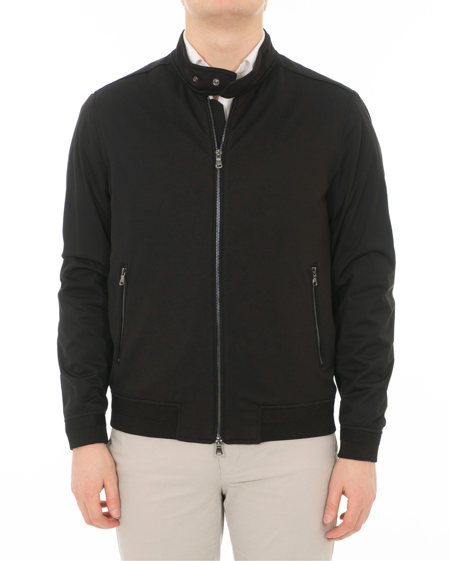 Herre | Jakker | Oscar Jacobson | Harrys Harrington Jacket Black