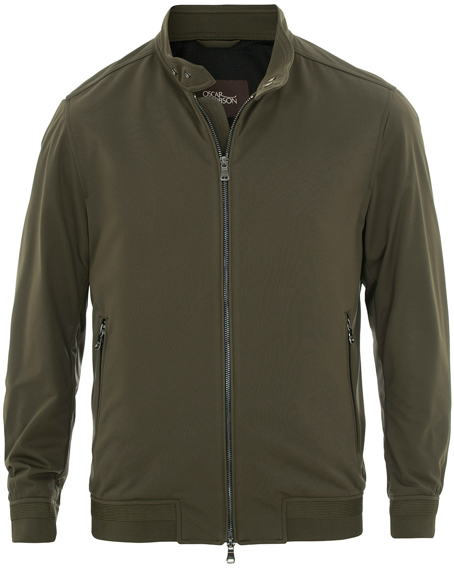 Herre | Jakker | Oscar Jacobson | Harrys Harrington Jacket Green
