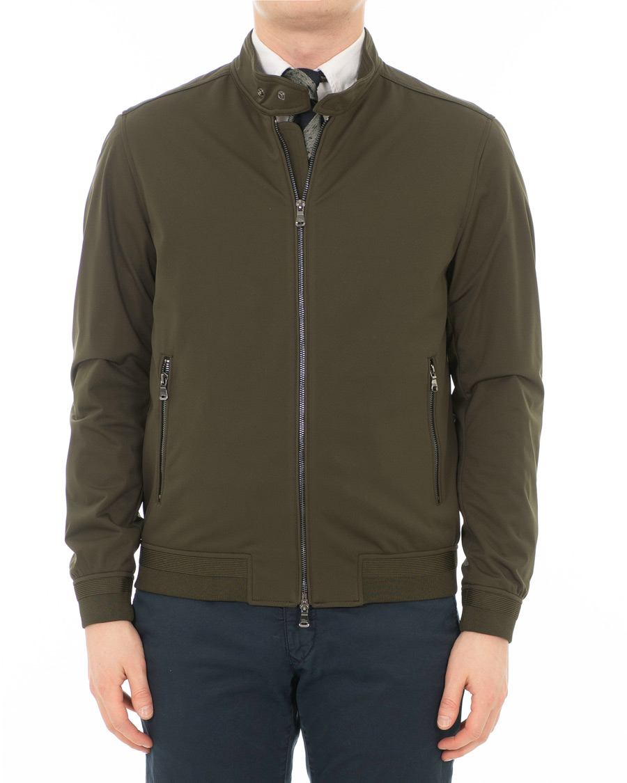 Herre | Jakker | Oscar Jacobson | Harrys Harrington Jacket Green