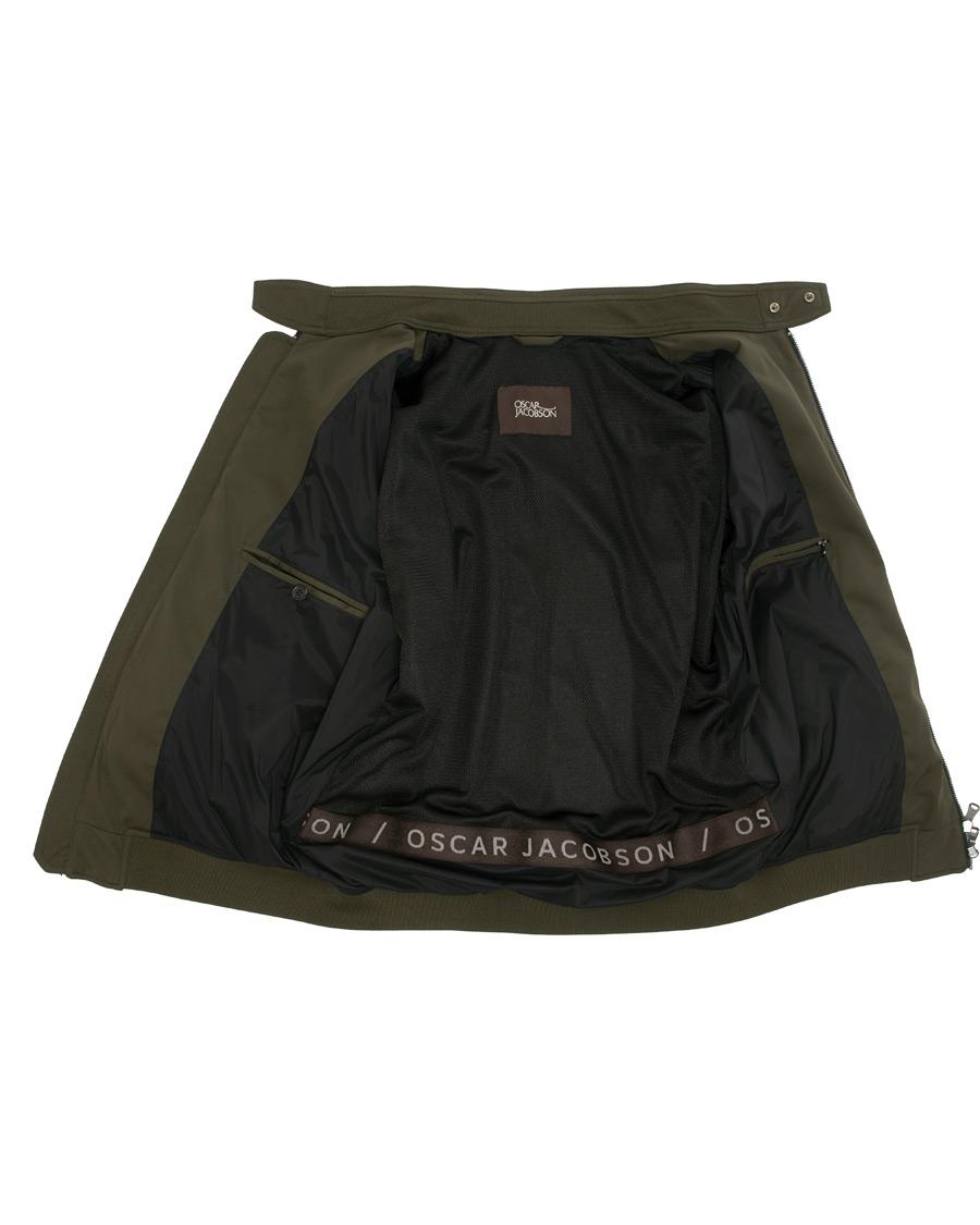 Herre | Jakker | Oscar Jacobson | Harrys Harrington Jacket Green