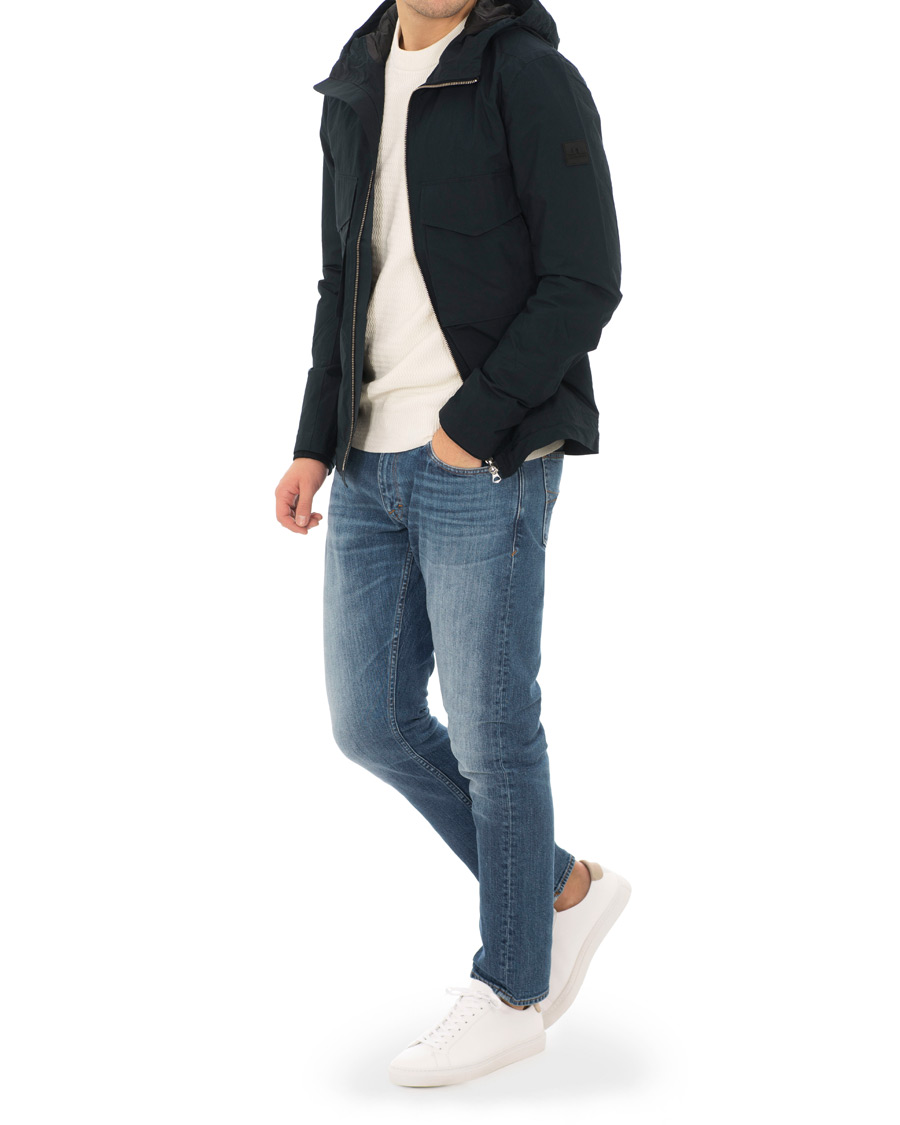 Herre | Jakker | J.Lindeberg | Bass Paper Cony Jacket Navy