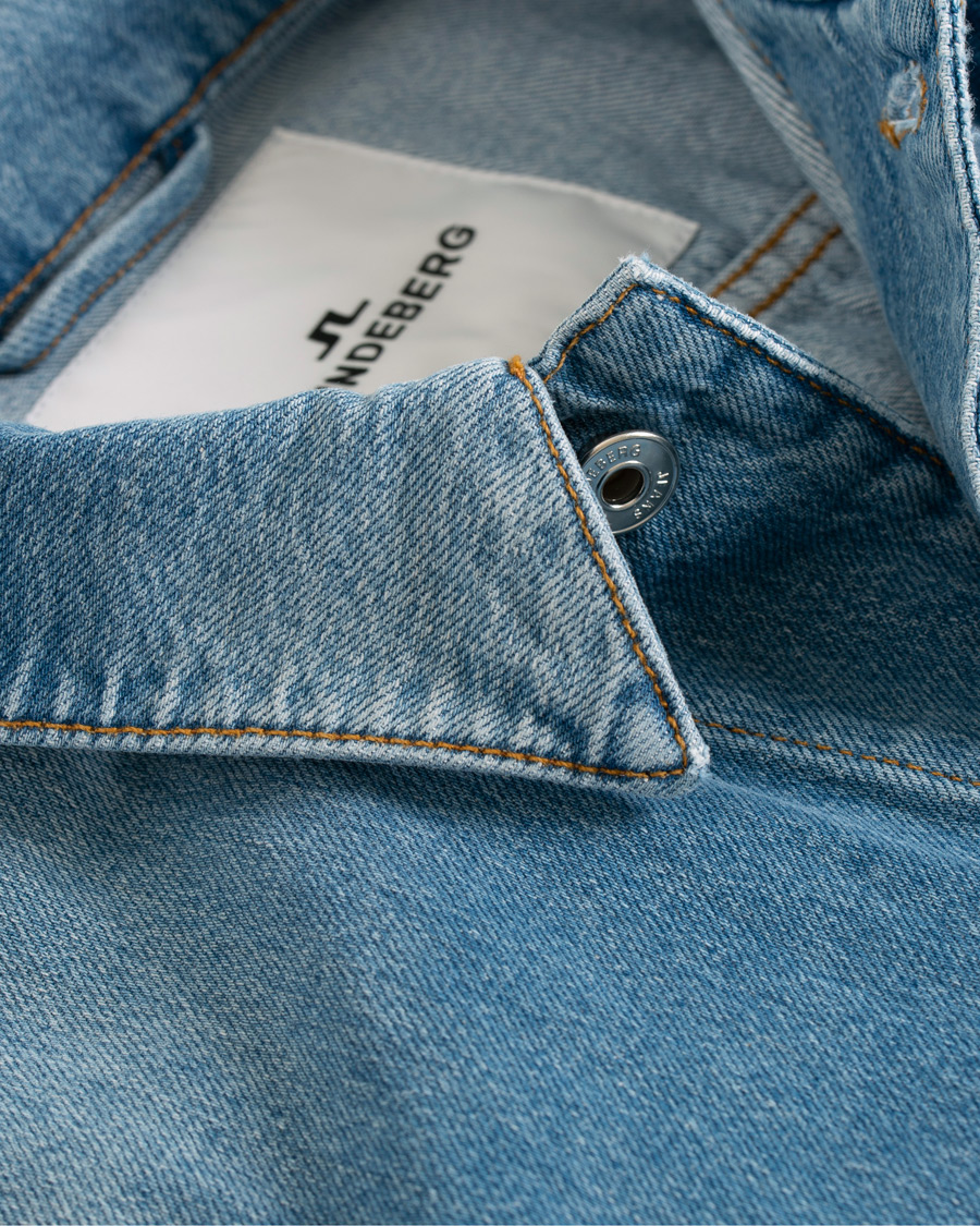 Herre | Jakker | J.Lindeberg | Ran Cali Denim Jacket Light Blue