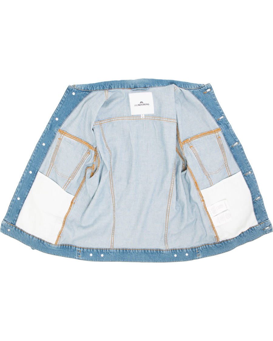 Herre | Jakker | J.Lindeberg | Ran Cali Denim Jacket Light Blue