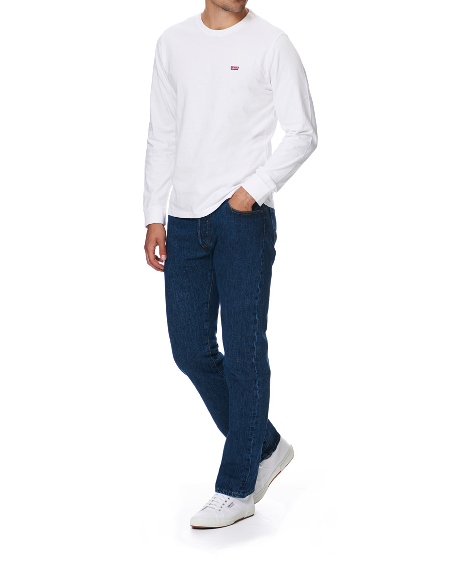 Herre | T-Shirts | Levi's | Original Long Sleeve Tee White