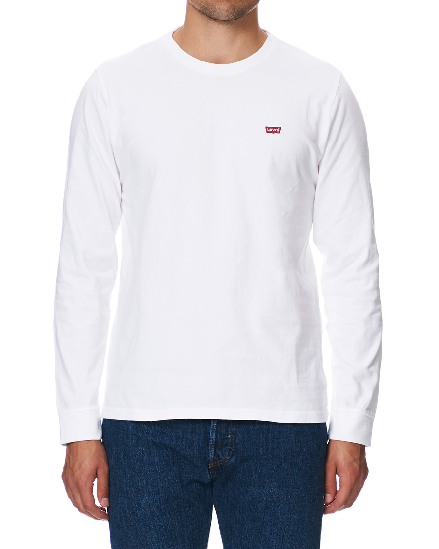 Herre | T-Shirts | Levi's | Original Long Sleeve Tee White