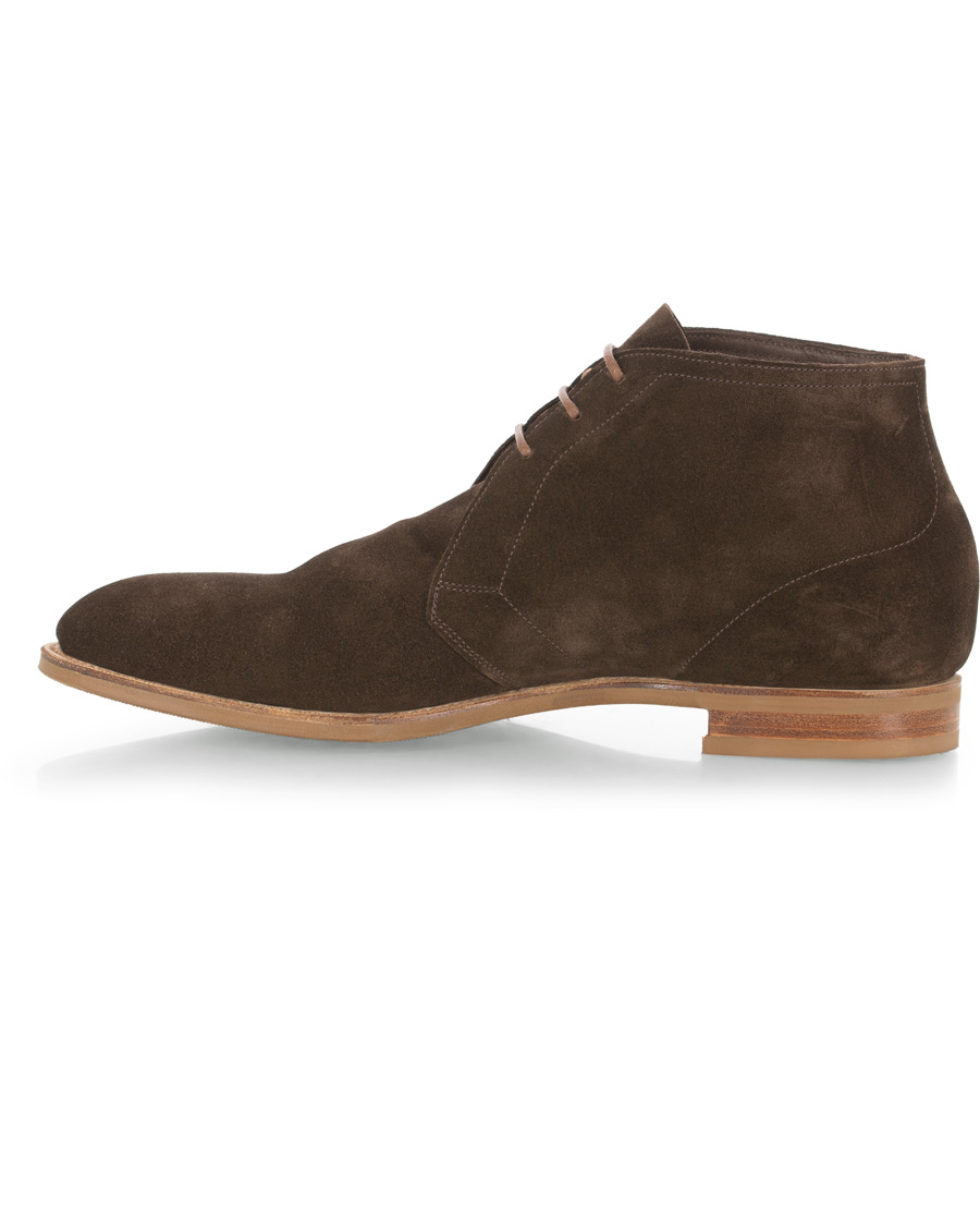 Herre | Edward Green Shanklin Unlined Chukka Boot Mocha Suede | Edward Green | Shanklin Unlined Chukka Boot Mocha Suede