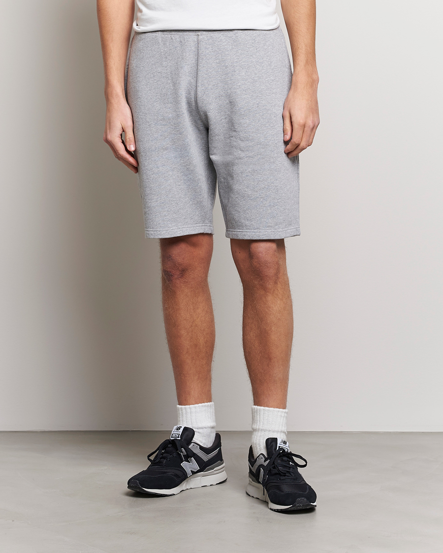 Herre | Shorts | Sunspel | Loopback Shorts Grey Melange