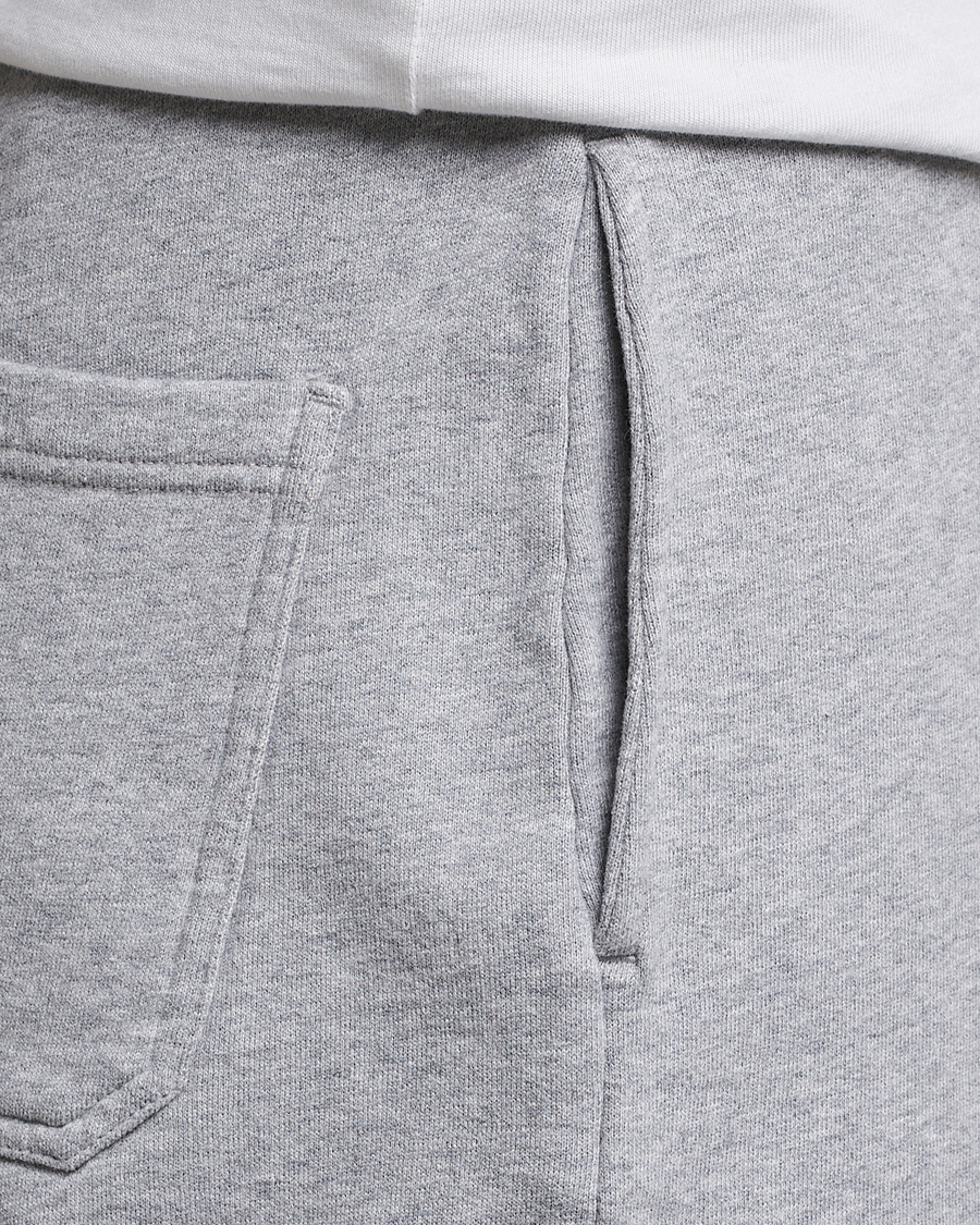 Herre | Shorts | Sunspel | Loopback Shorts Grey Melange