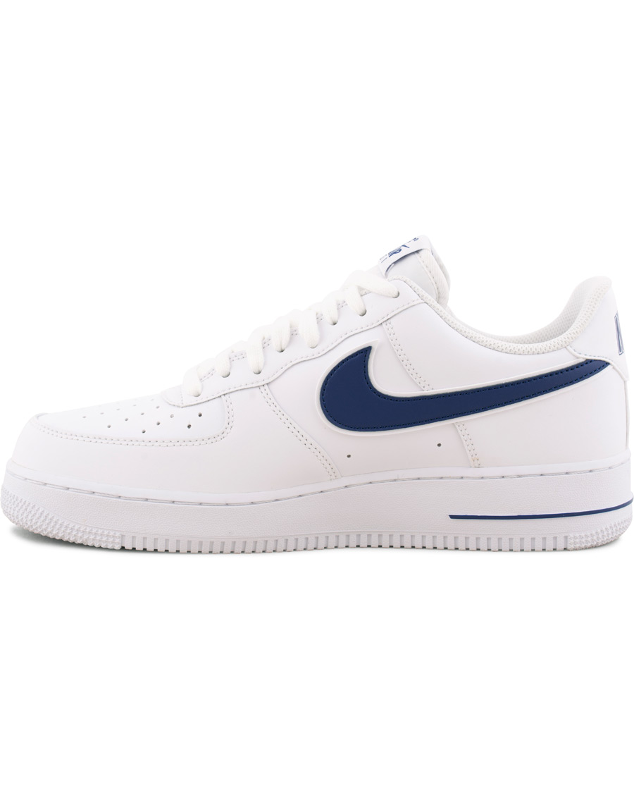Herre | Nike Air Force Sneaker White/Deep Royal | Nike | Air Force Sneaker White/Deep Royal