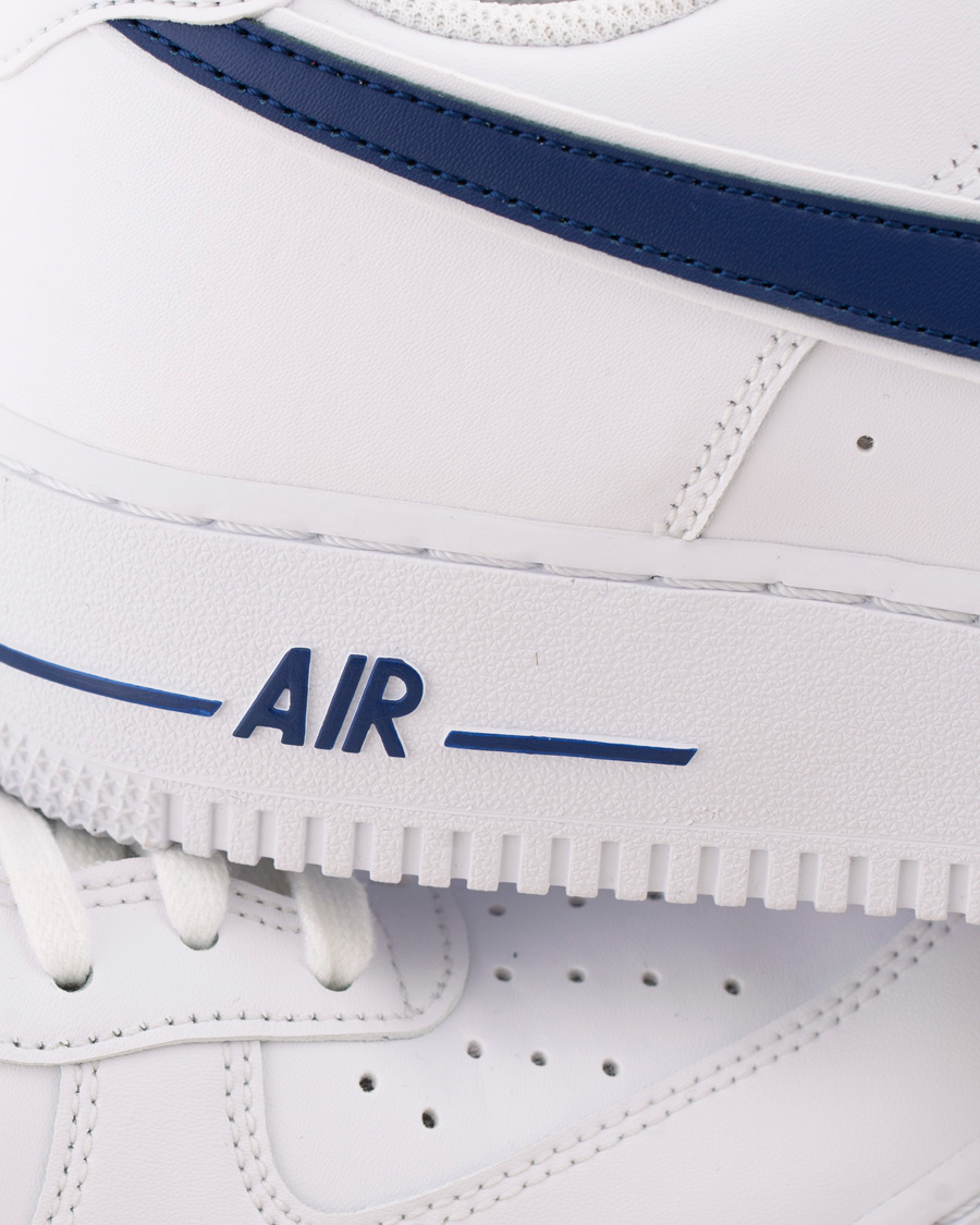 Herre | Nike Air Force Sneaker White/Deep Royal | Nike | Air Force Sneaker White/Deep Royal