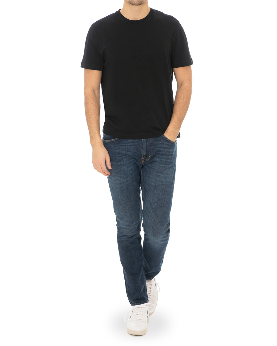 Herre | T-Shirts | Filippa K | Single Jersey Regular Tee Black