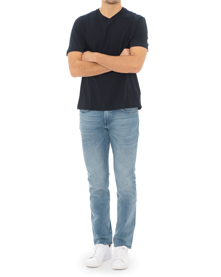 Herre | T-Shirts | Filippa K | Single Jersey Regular Tee Navy