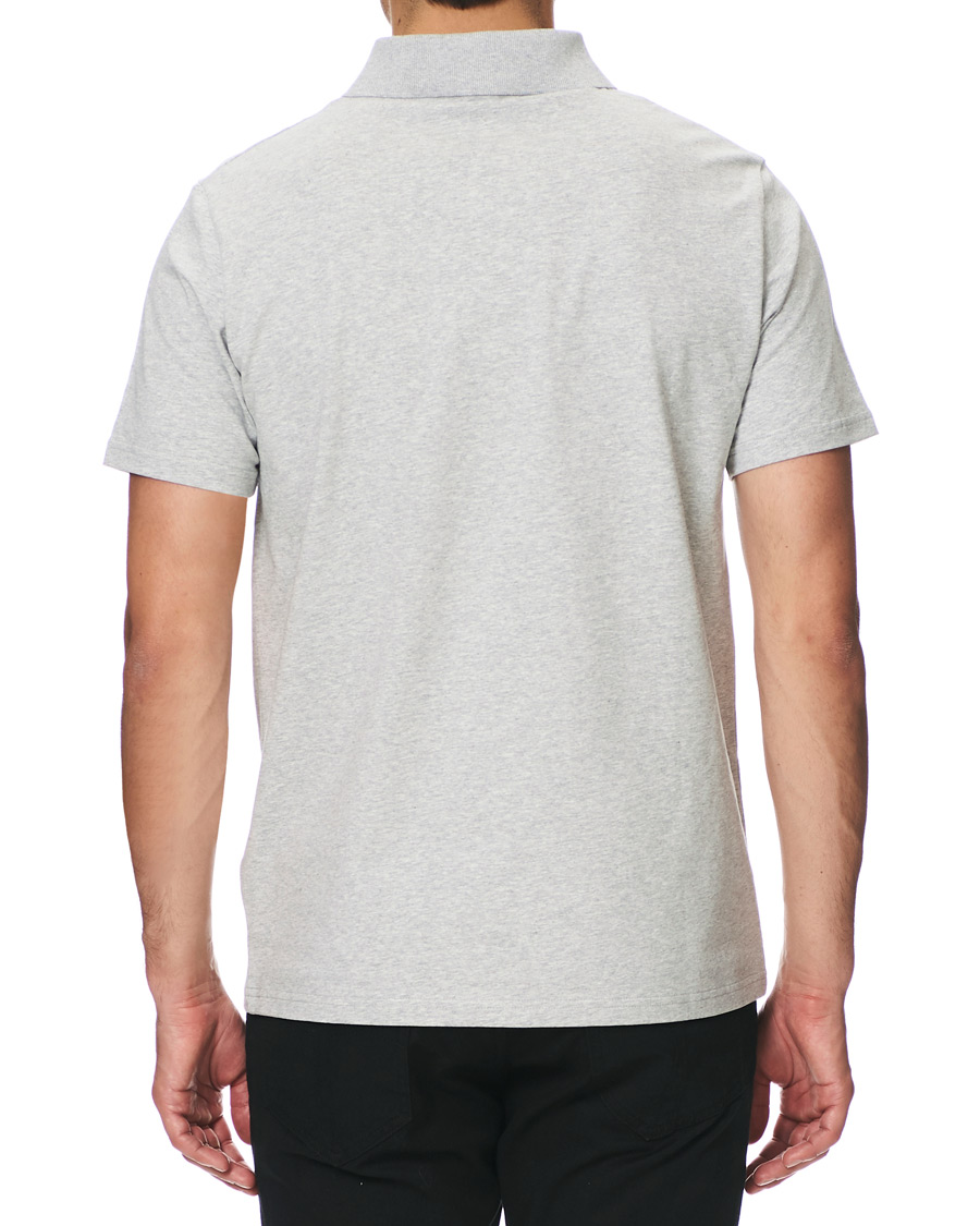 Herre | Polotrøjer | Filippa K | Soft Lycra Polo T-Shirt Light Grey Melange