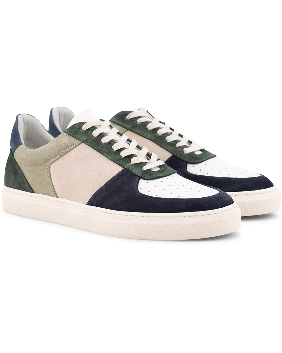 Herre | Filippa K Robert Low Mix Sneakers Limestone | Filippa K | Robert Low Mix Sneakers Limestone
