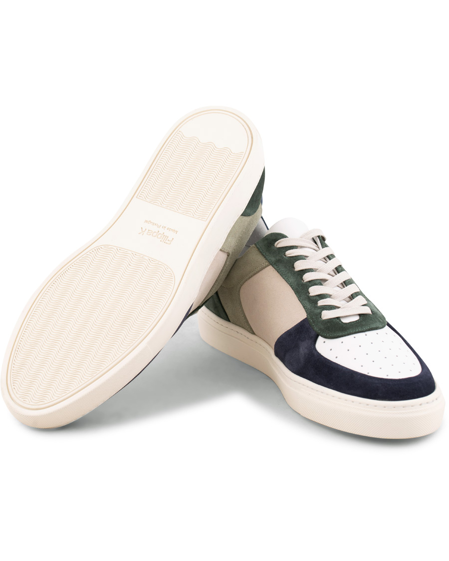 Herre | Filippa K Robert Low Mix Sneakers Limestone | Filippa K | Robert Low Mix Sneakers Limestone