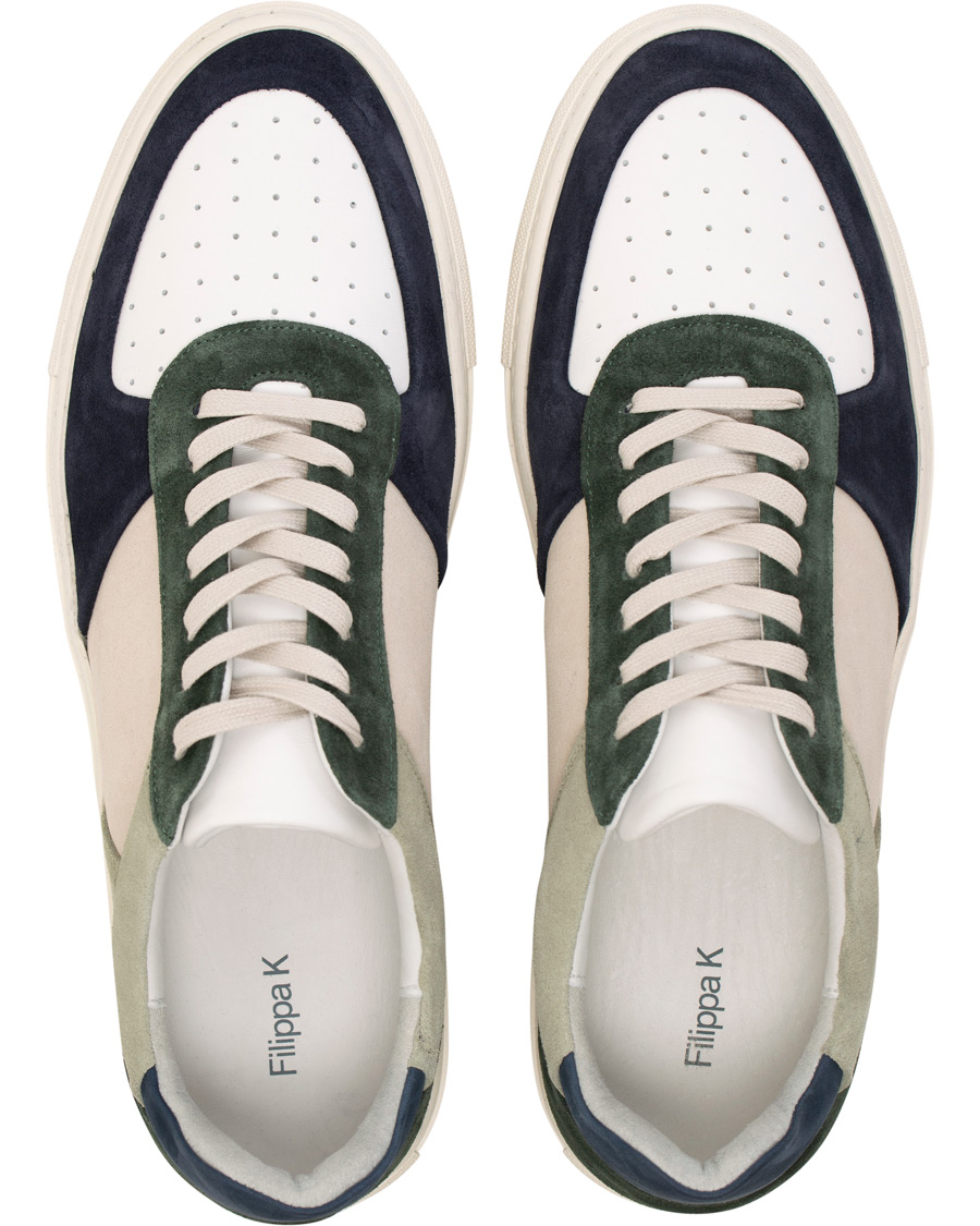 Herre | Filippa K Robert Low Mix Sneakers Limestone | Filippa K | Robert Low Mix Sneakers Limestone