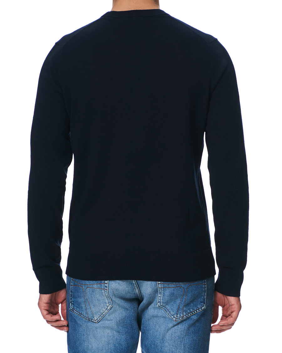 Herre | Trøjer | Filippa K | Cotton Merino Basic Sweater Navy