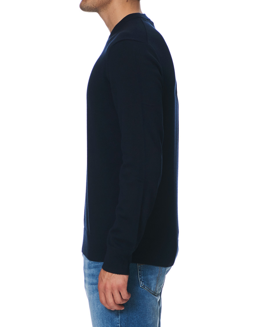 Herre | Trøjer | Filippa K | Cotton Merino Basic Sweater Navy
