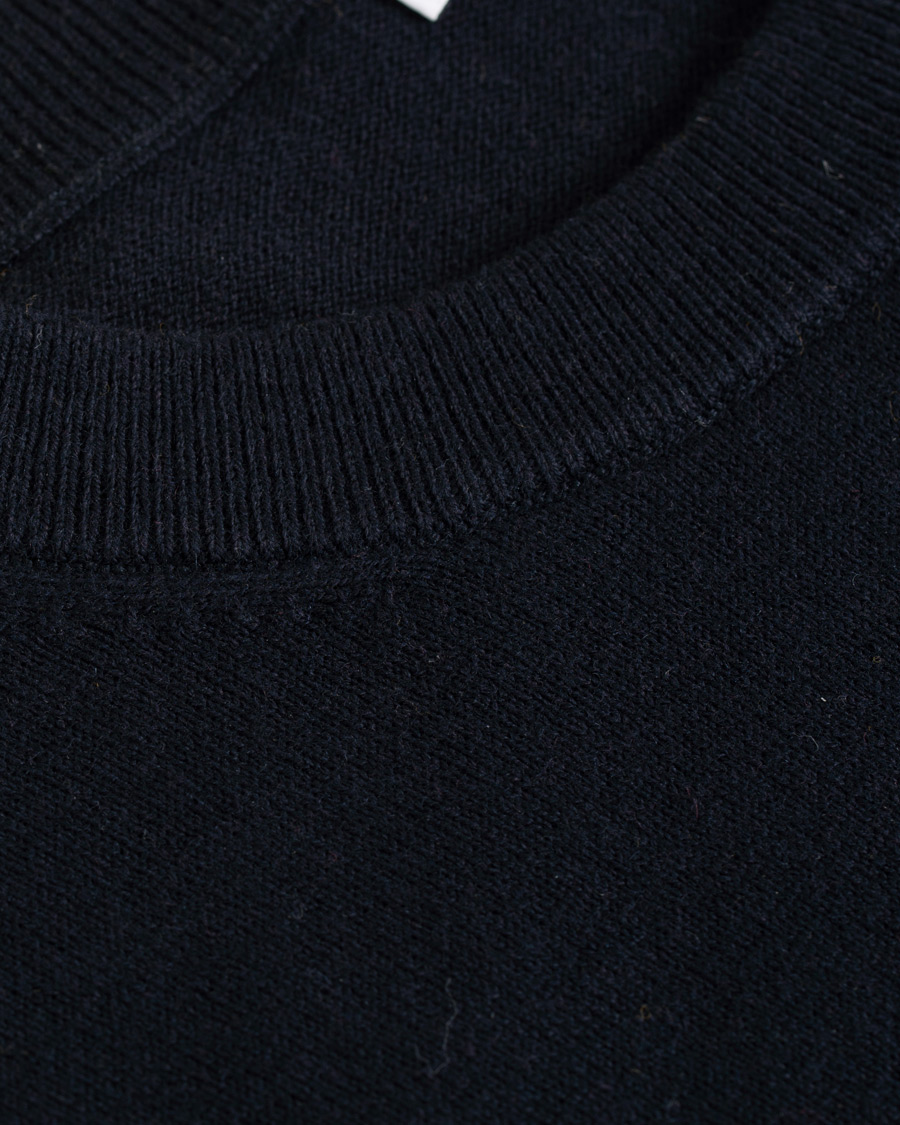 Herre | Trøjer | Filippa K | Cotton Merino Basic Sweater Navy