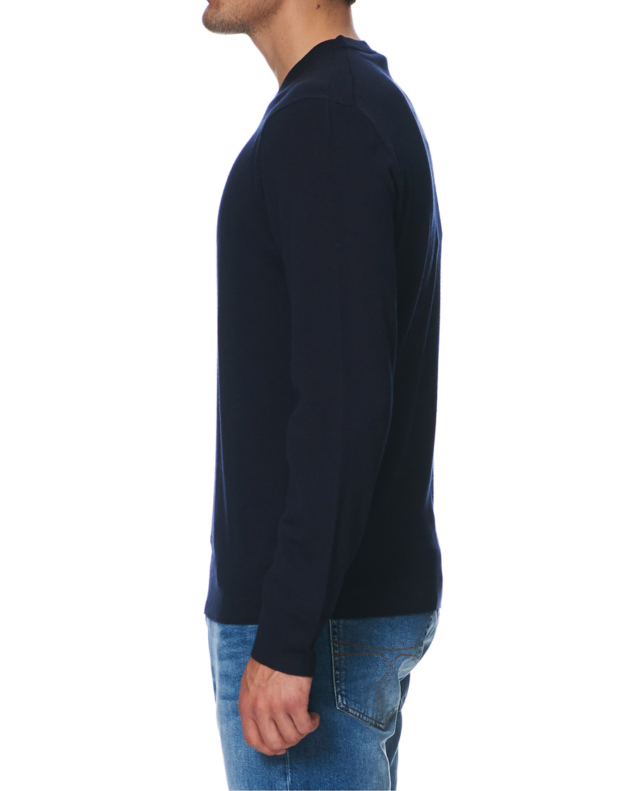 Herre | Trøjer | Filippa K | Merino Round Neck Sweater Navy