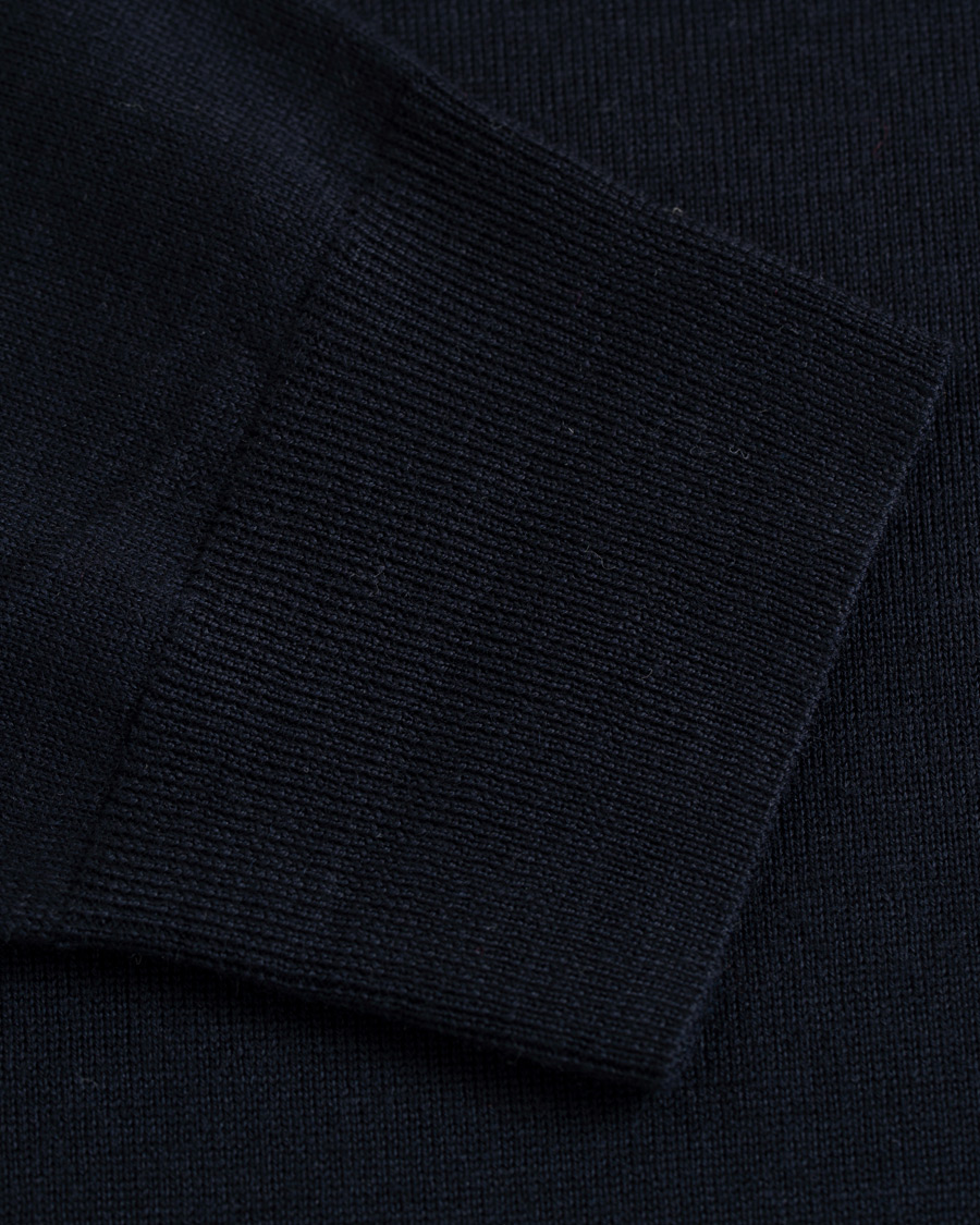 Herre | Trøjer | Filippa K | Merino Round Neck Sweater Navy