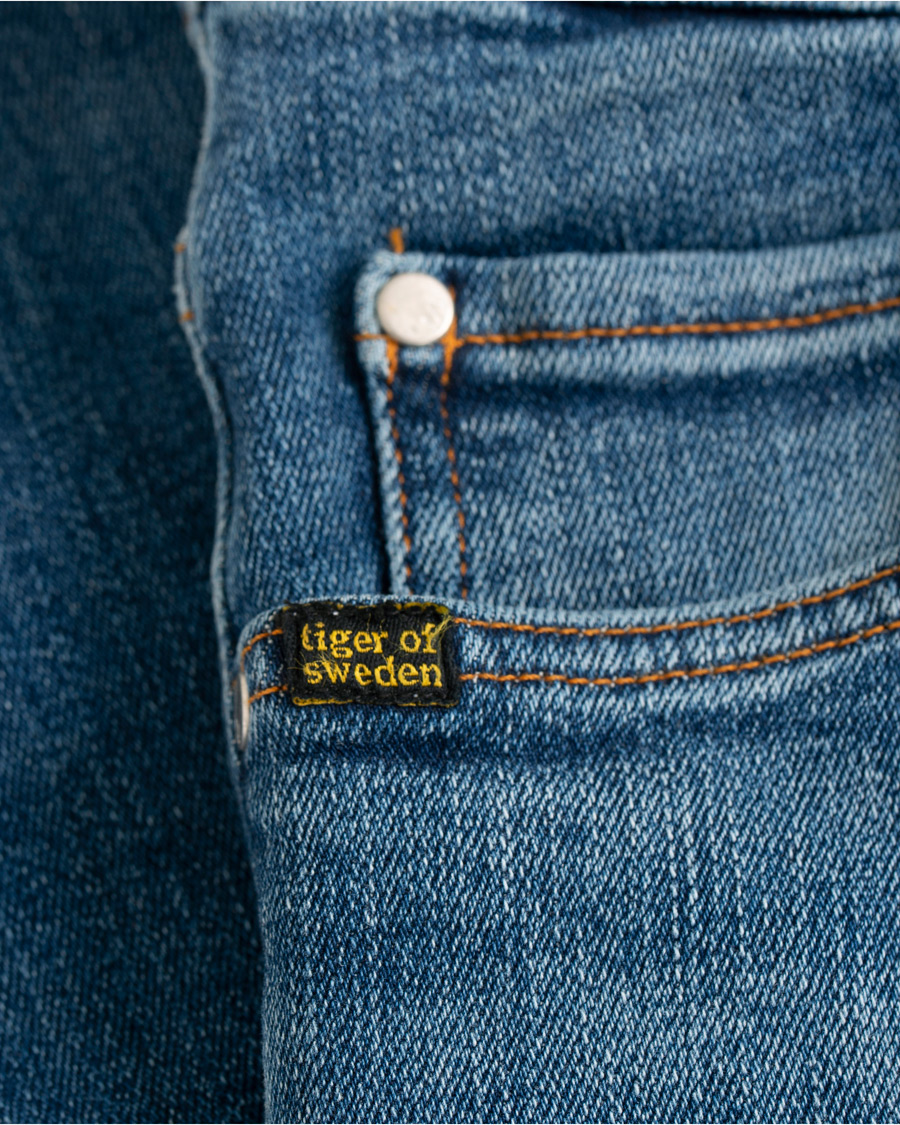 Herre | Jeans | Tiger of Sweden Jeans | Evolve Super Stretch Jeans Medium Blue