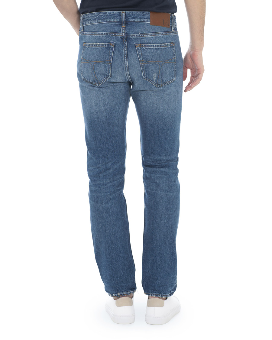 Herre | Jeans | Tiger of Sweden Jeans | Alex Shredded Jeans Medium Blue