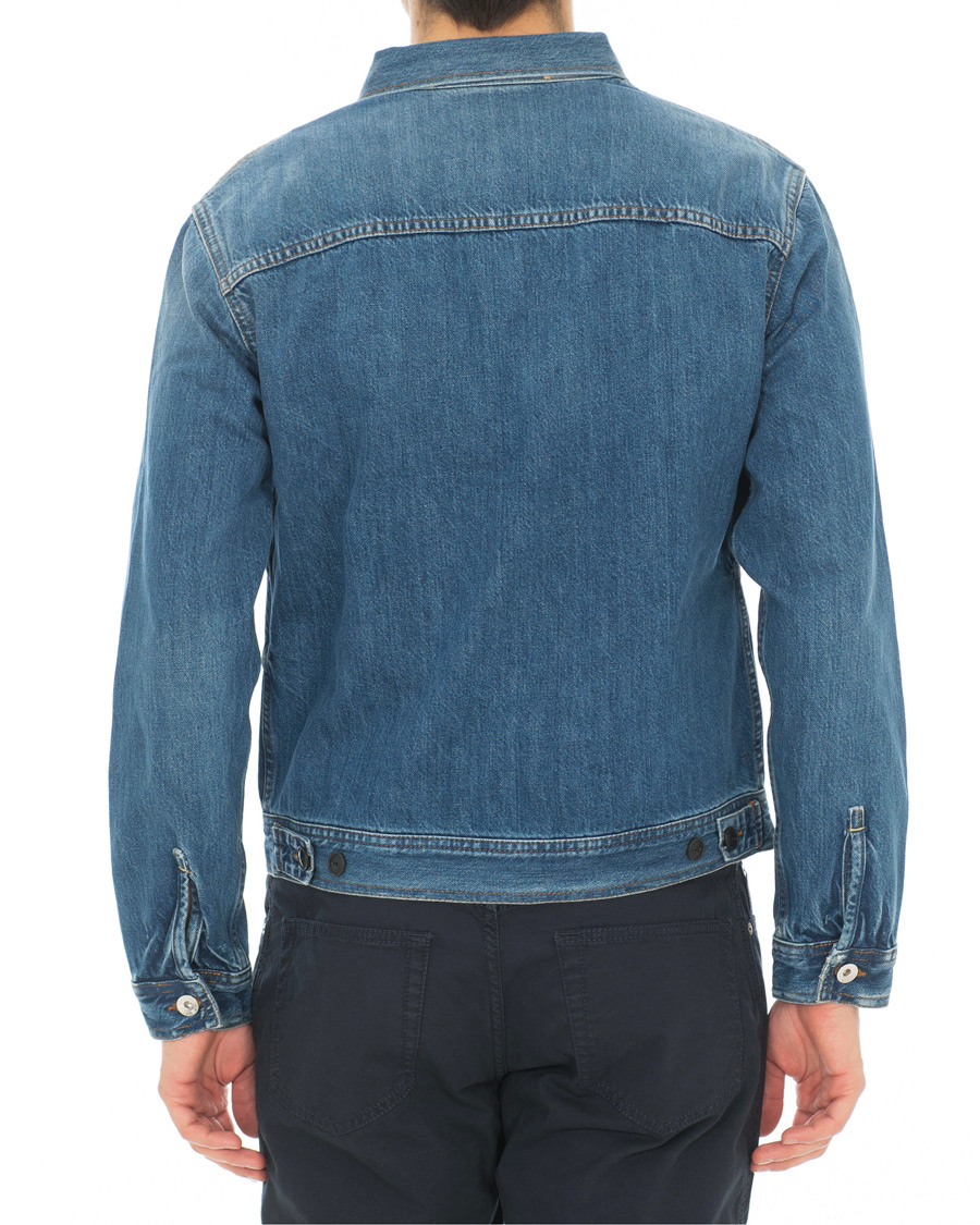 Herre | Jakker | Tiger of Sweden Jeans | Crust Zip Jeans Jacket Dust Blue