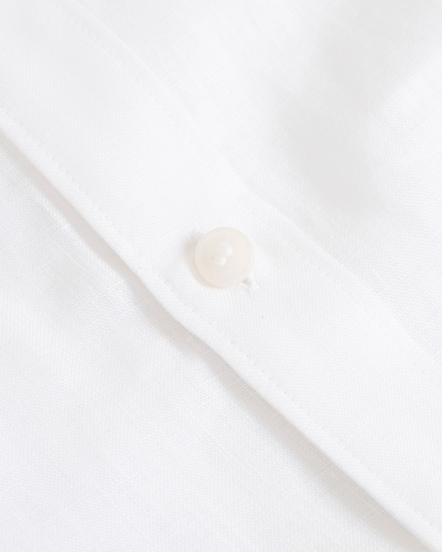 Herre | Skjorter | Tiger of Sweden | Fenald Button Down Linen Shirt White