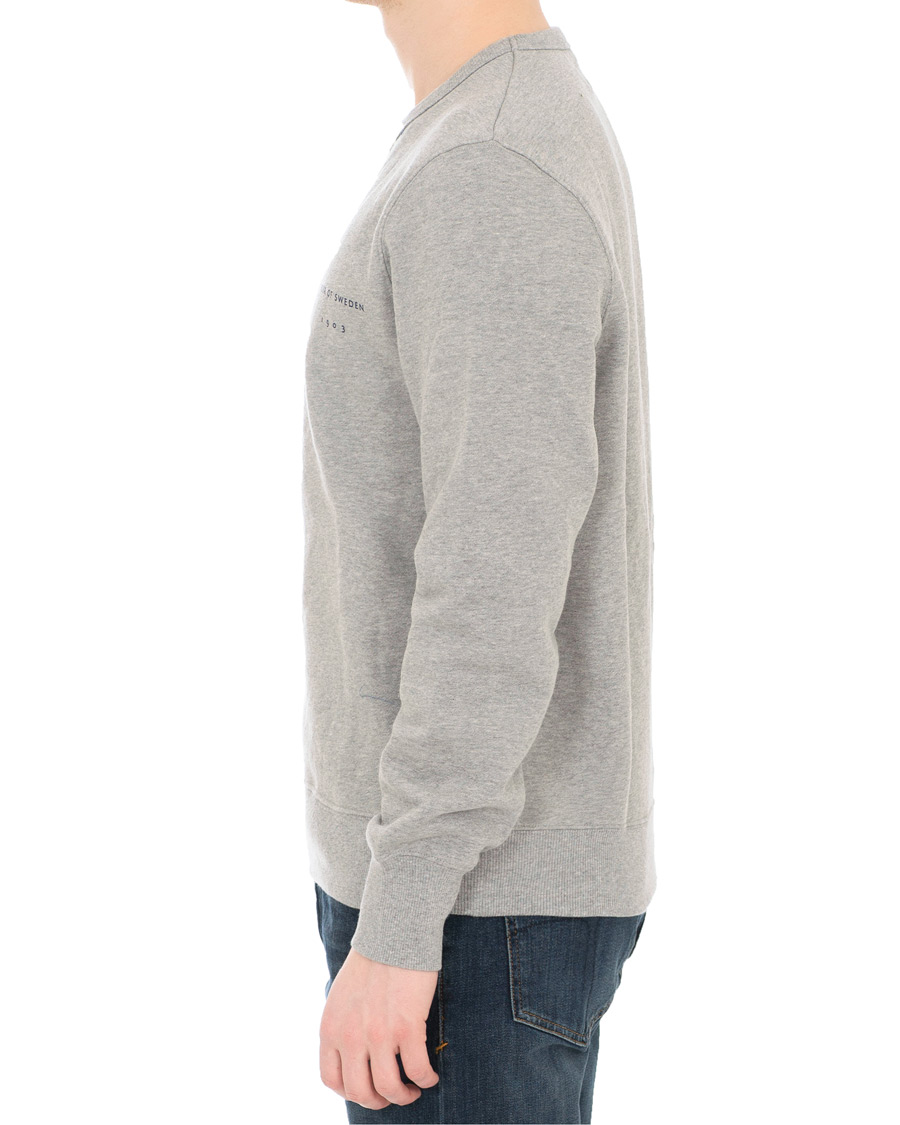 Herre | Trøjer | Tiger of Sweden | Dinos Sweatshirt Grey Melange