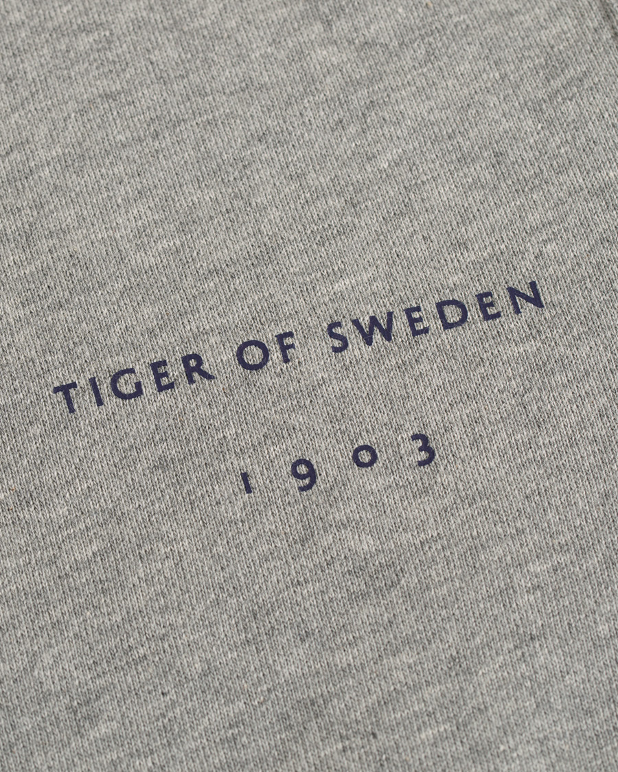 Herre | Trøjer | Tiger of Sweden | Dinos Sweatshirt Grey Melange