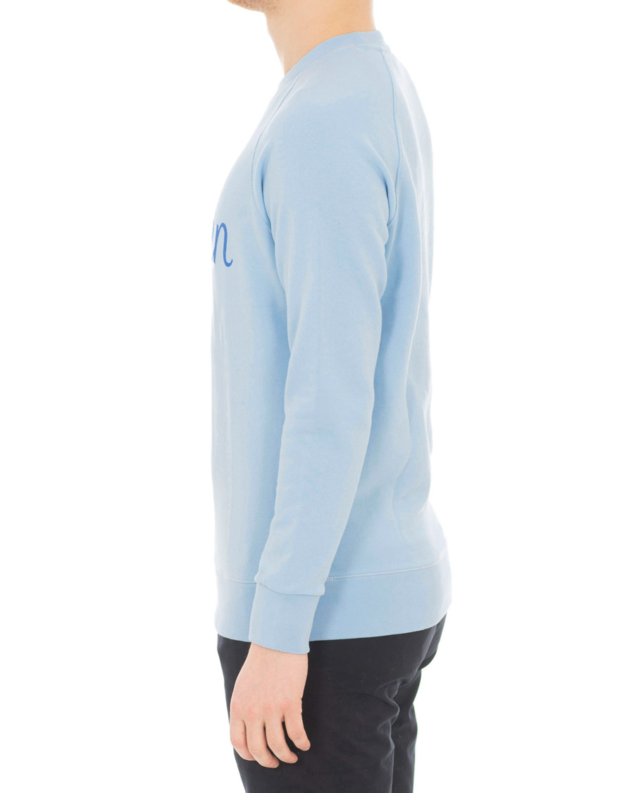 Herre | Trøjer | Maison Kitsuné | Sweatshirt Parisien Light Blue