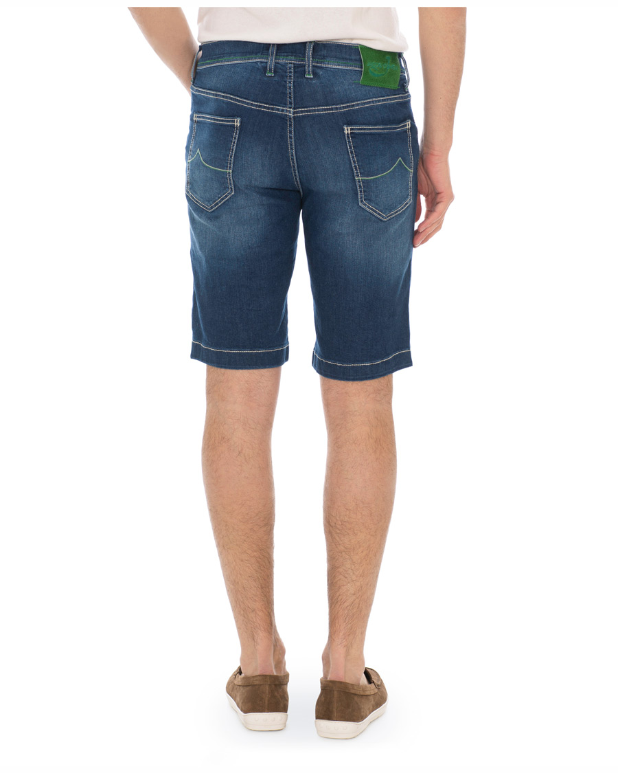 Herre | Shorts | Jacob Cohën | 6636 Jeans Shorts Dark Blue