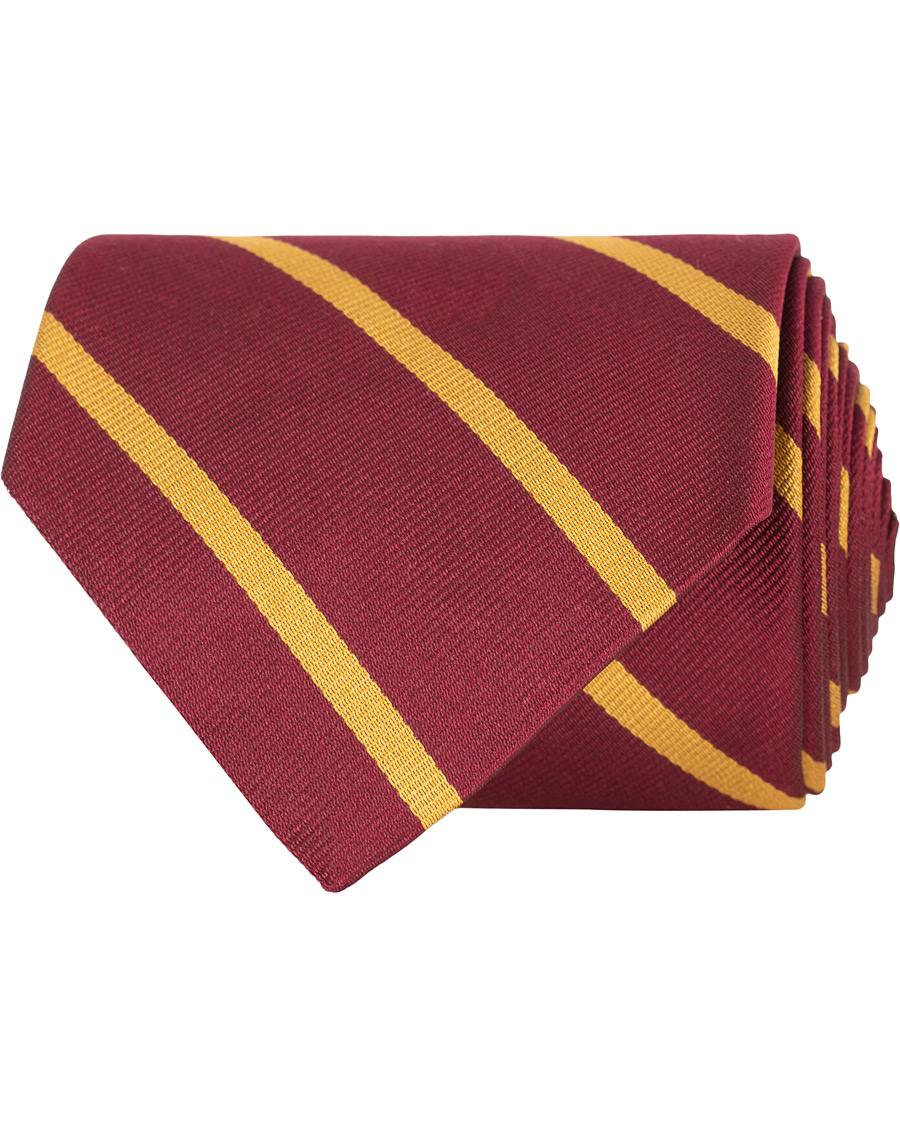 Herre | Brooks Brothers Striped Tie 8 cm Burgundy | Brooks Brothers | Striped Tie 8 cm Burgundy