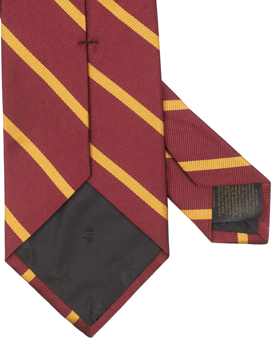 Herre | Brooks Brothers Striped Tie 8 cm Burgundy | Brooks Brothers | Striped Tie 8 cm Burgundy