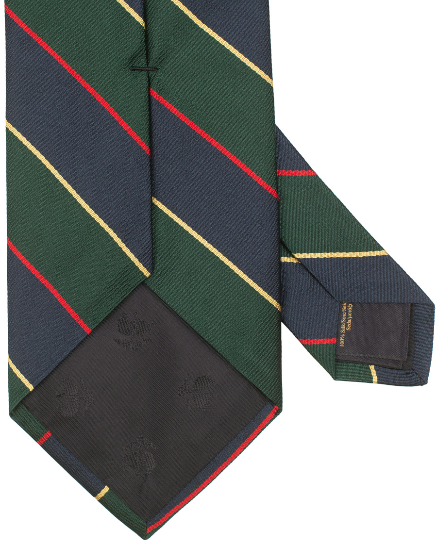 Herre | Brooks Brothers Striped Tie 8 cm Green | Brooks Brothers | Striped Tie 8 cm Green