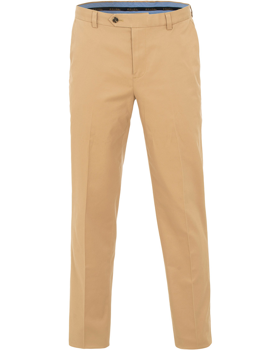 Herre | Bukser | Brooks Brothers | Milano Stretch Chino Khaki W31L34